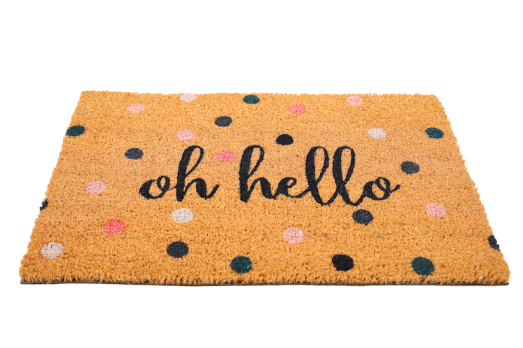 Personalised coir Doormat CUBA