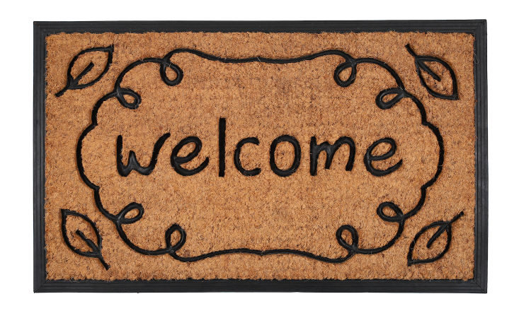 Personalised coir Doormat MAYOTTE