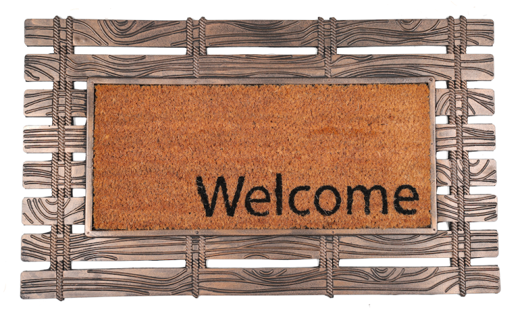 Personalised coir Doormat SEYCHELLES